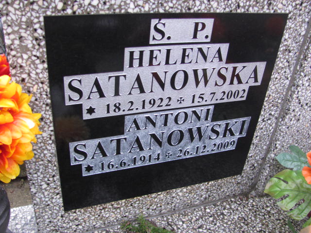 Helena Satanowska 1922 Oświęcim parafialny - Grobonet - Wyszukiwarka osób pochowanych