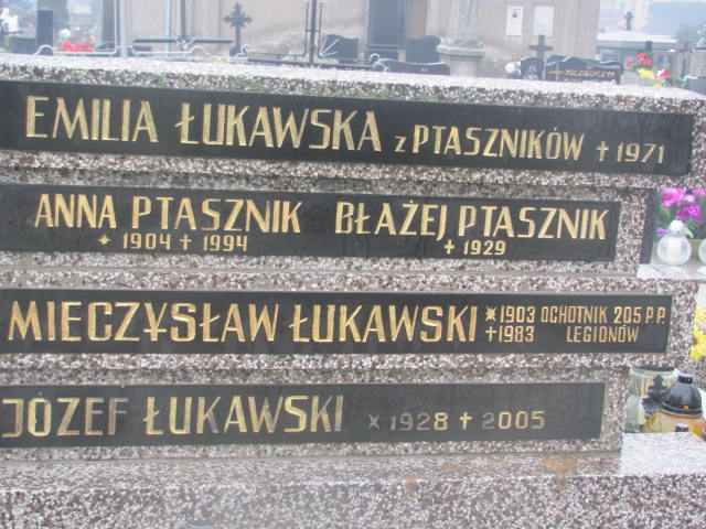 Emilia Łukawska Oświęcim - Grobonet - Wyszukiwarka osób pochowanych