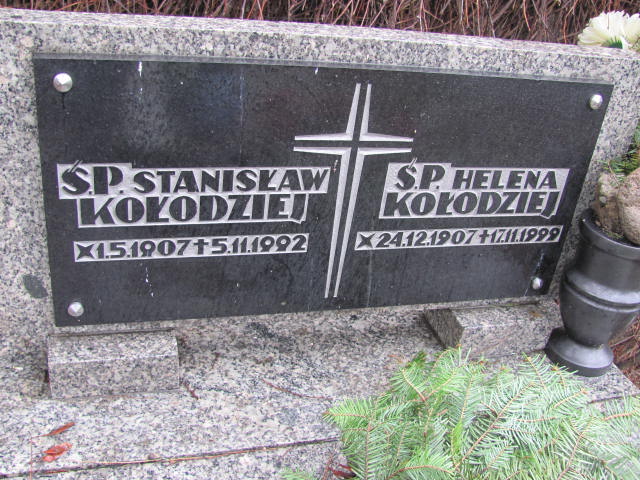 Helena Kołodziej 1907 Oświęcim - Grobonet - Wyszukiwarka osób pochowanych