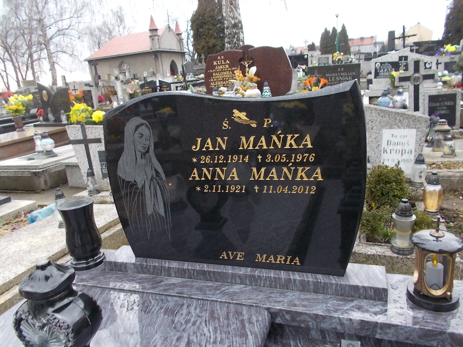 Jan Mańka 1914 Oświęcim - Grobonet - Wyszukiwarka osób pochowanych