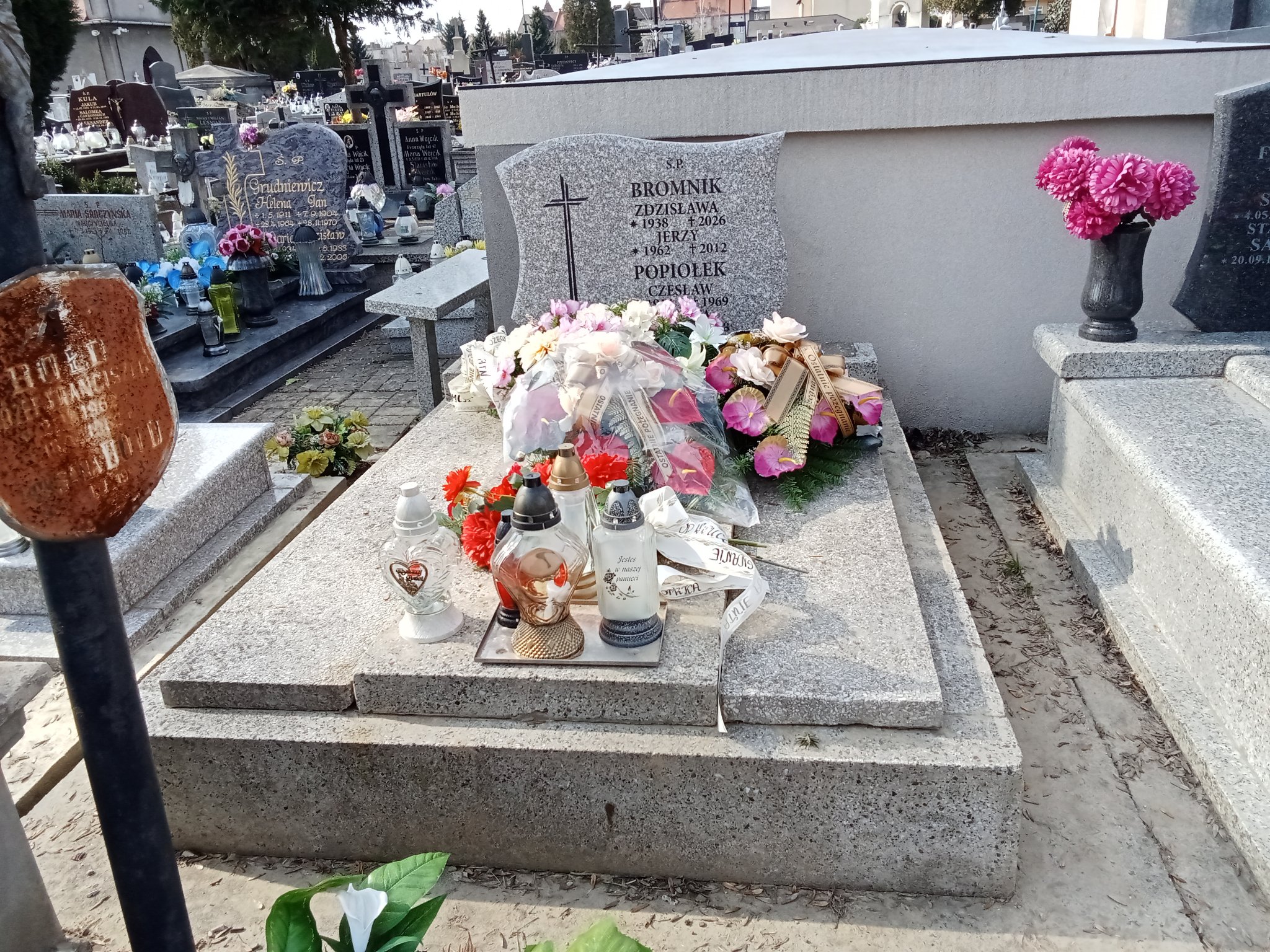 Grób Zdzisława Bromnik